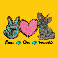 Peace Love Frenchie Premium Hoodie | Teevron