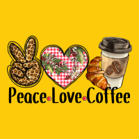 Peace Love Coffee Premium Hoodie | Teevron