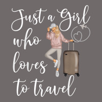Just A Girl Who Loves To Travel Traveling Women Nomad T Shirt Urban Heavy Tee | Teevron