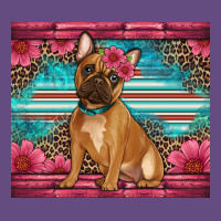French Bulldog Floral Vintage Hoodie | Teevron