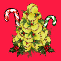 Softball Christmas Tree Zipper Hoodie | Teevron