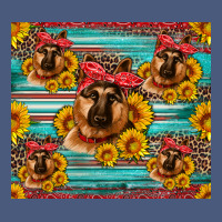 German Shepherd With Sunflowers Vintage Hoodie | Teevron