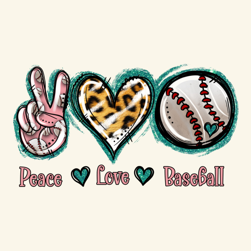 Peace Love Baseball Premium Hoodie by Jasminsmagicworld | Teevron