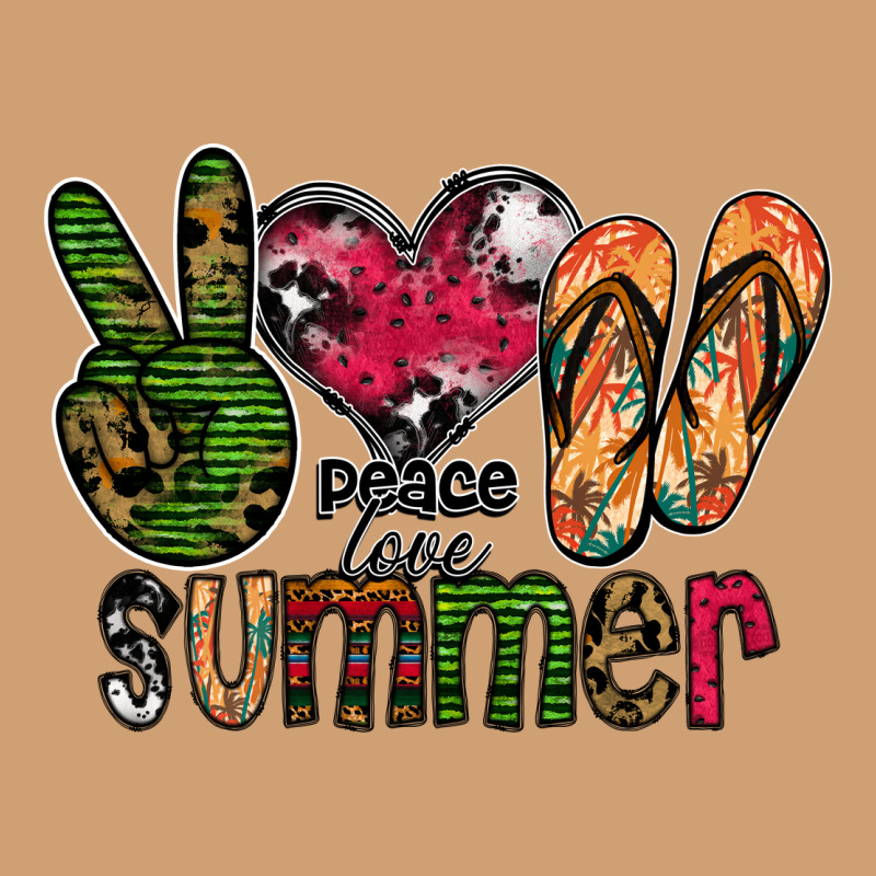 Peace Love Summer Vintage Tee by CowhideDigitalArt | Teevron