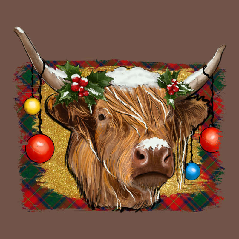 Highland Cow Christmas Premium Sweatshirt by RanaPortraitStore | Teevron
