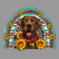 Chocolate Labrador Rainbow Vintage Hoodie | Teevron