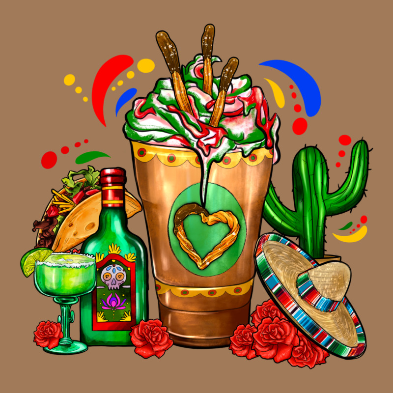 Mexican Cold Drink With Cactus Sombrero And Tequil Classic Tee by FaDigitalArtStudio | Teevron