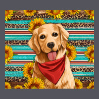 Golden Retriever With Sunflowers Vintage Hoodie | Teevron