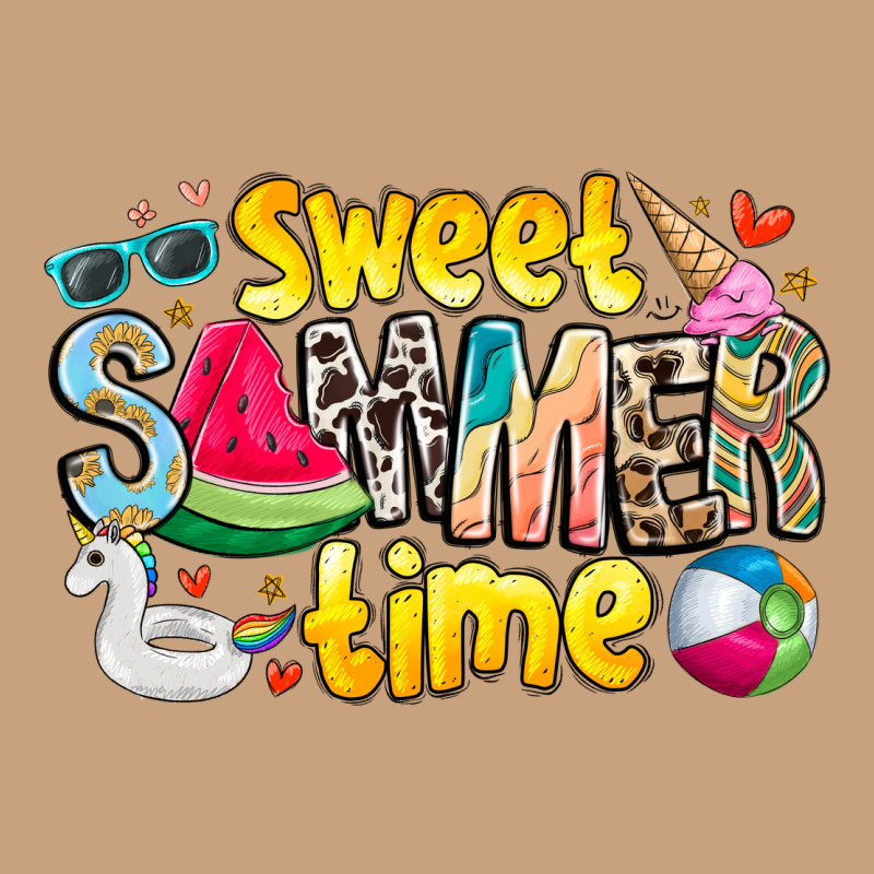Summer Time Vintage Tee by CowhideDigitalArt | Teevron