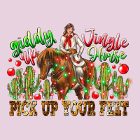 Giddy Up Jingle Horse Pick Up Your Feet Ladies Tee | Teevron