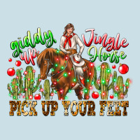 Giddy Up Jingle Horse Pick Up Your Feet Ladies Tee | Teevron