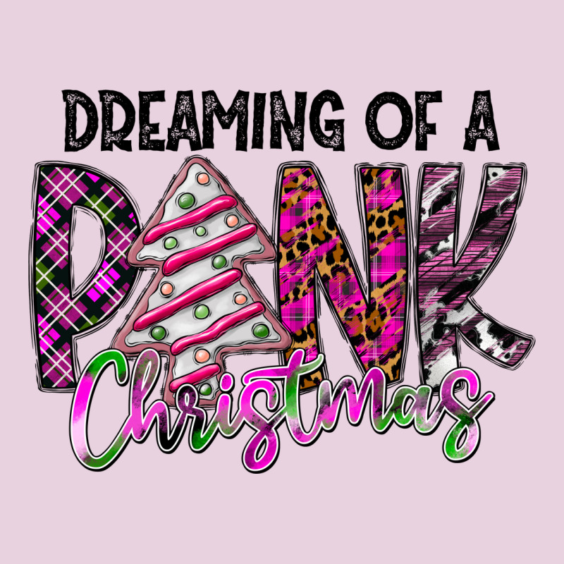 Dreaming Of A Pink Christmas Ladies Tee by CowhideDigitalArt | Teevron
