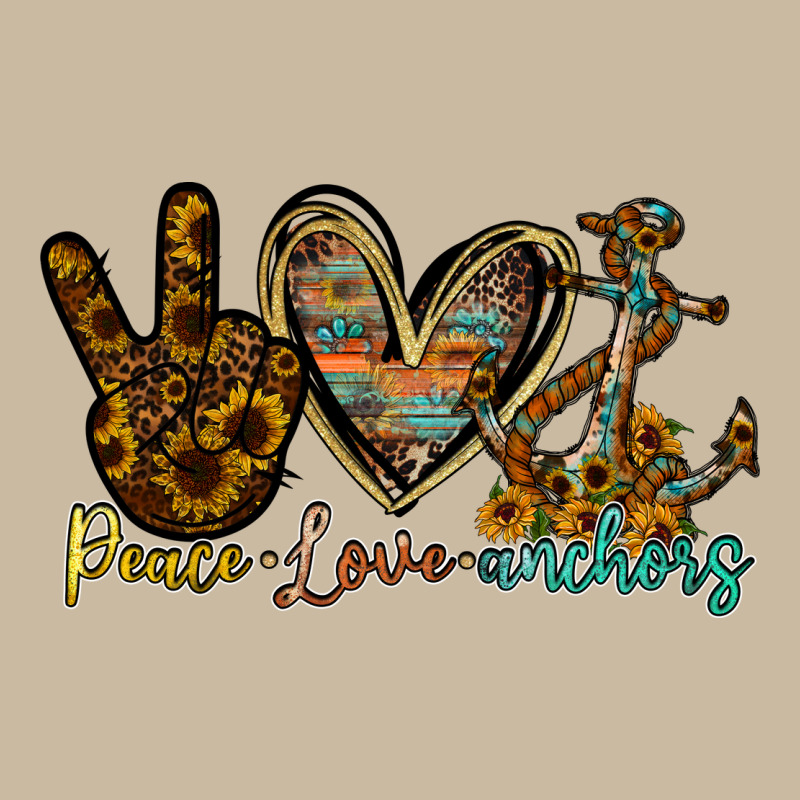 Peace Love Anchors Long Sleeve Tee by RacoonDesign | Teevron