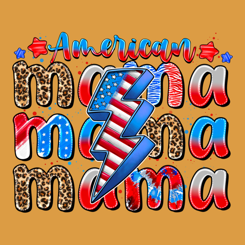 American Mama Urban Heavy Tee by CowhideDigitalArt | Teevron