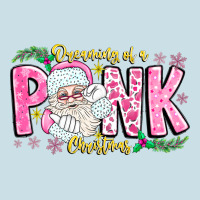 Dreaming Of A Pink Christmas Ladies Tee | Teevron