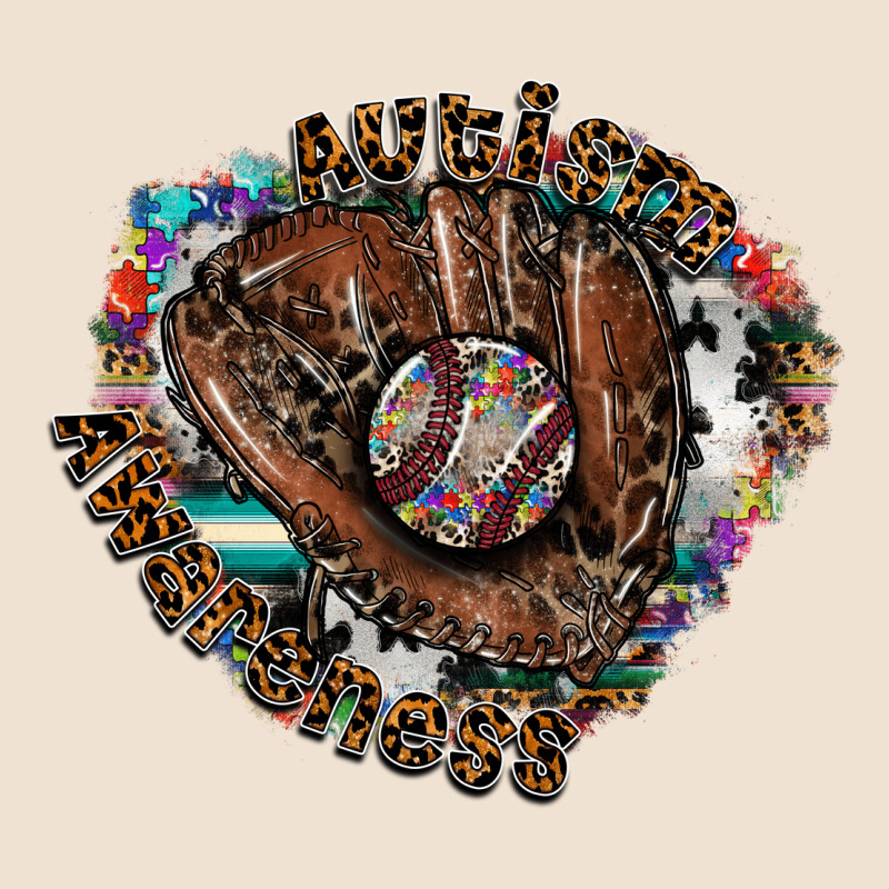 Autism Awareness Baseball Urban Heavy Tee by CowhideDigitalArt | Teevron
