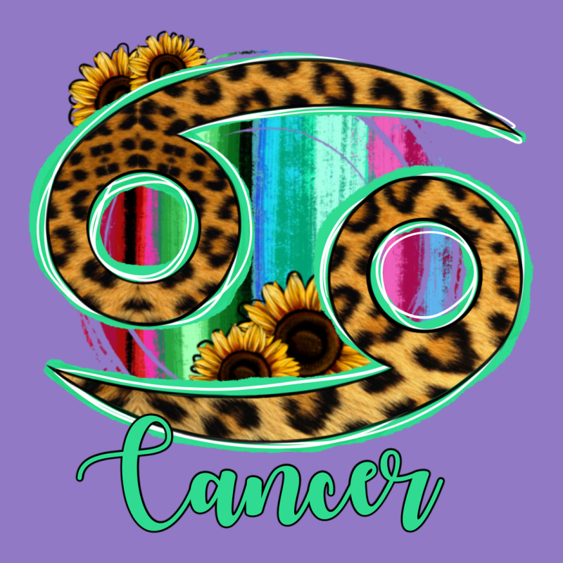 Cancer Zodiac Sign Sunflower Leopard Serape Urban Hoodie by RanaPortraitStore | Teevron