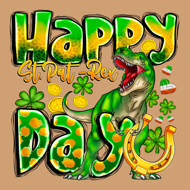 Happy St Patricks Rex Day Vintage Tee by CowhideDigitalArt | Teevron