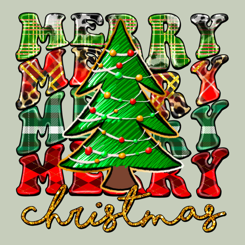 Merry Christmas Tree Ladies Tee by CowhideDigitalArt | Teevron