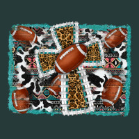 Football Cross Aztec Leopard Background Premium Sweatshirt | Teevron