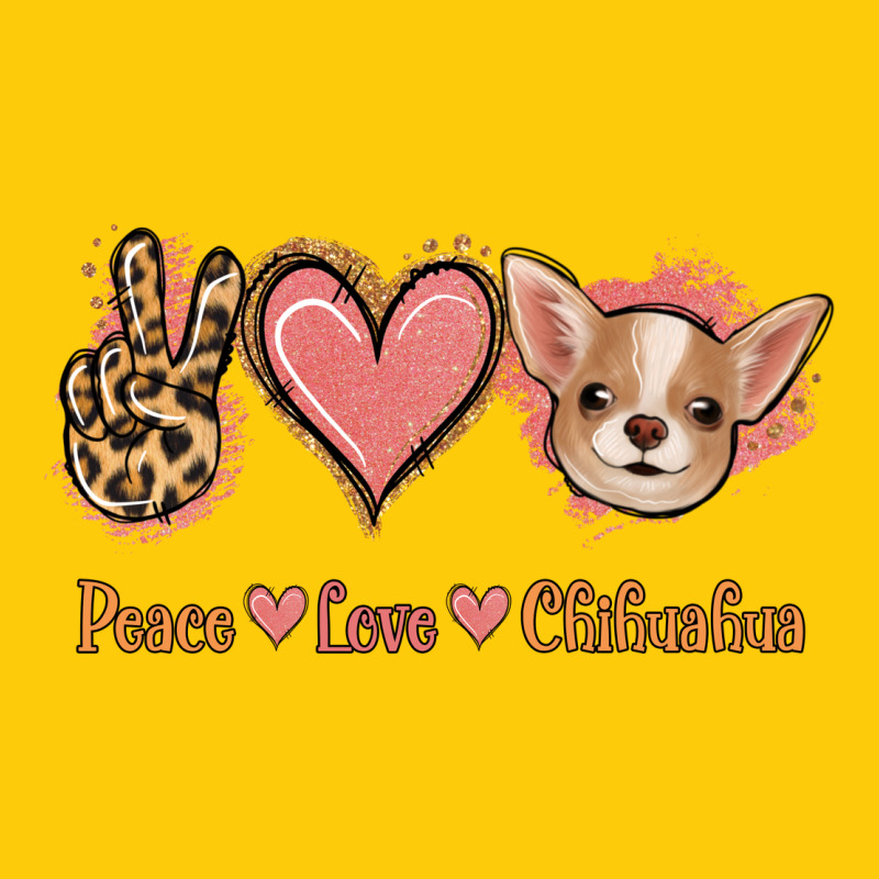 Peace Love Chihuahua Premium Hoodie by Jasminsmagicworld | Teevron