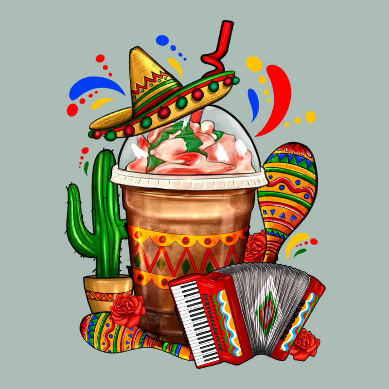 Mexican Frappe With Cactus Sombrero And Maracas Classic Tee by FaDigitalArtStudio | Teevron