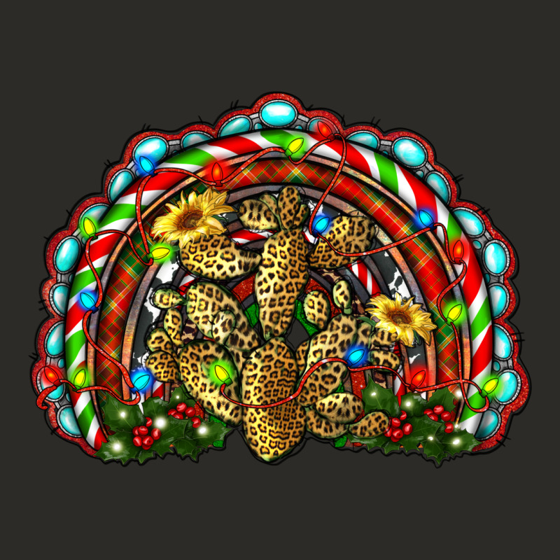 Christmas Rainbow With Leopard Cactus Heavy Core Tee by RanaPortraitStore | Teevron