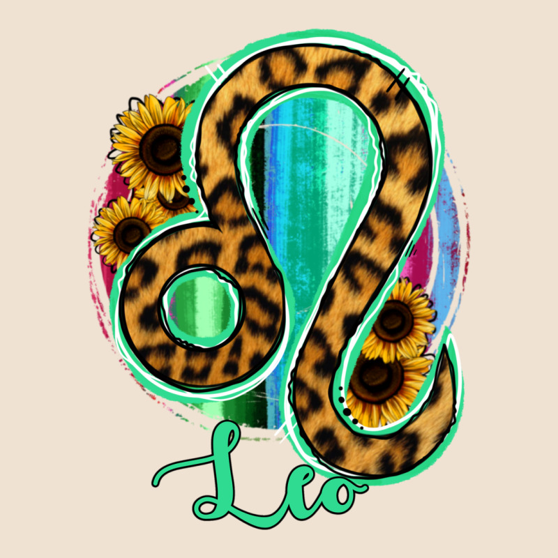 Leo Zodiac Sign Sunflower Leopard Serape Urban Hoodie by RanaPortraitStore | Teevron