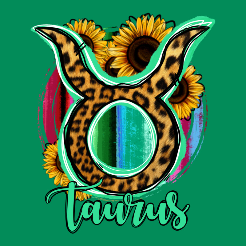 Taurus Zodiac Sign Sunflower Leopard Serape Urban Hoodie by RanaPortraitStore | Teevron