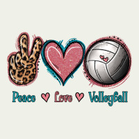Peace Love Volleyball Urban Heavy Tee | Teevron