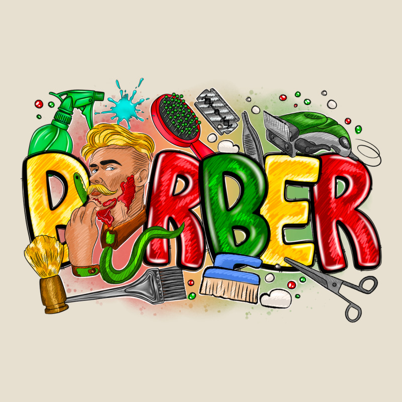 Barber Urban Heavy Tee by CowhideDigitalArt | Teevron