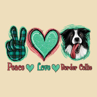 Peace Love Border Collie Premium Hoodie | Teevron
