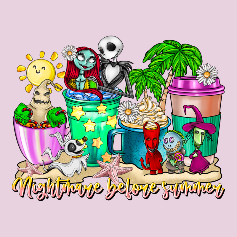 Nightmare Before Summer Coffee Cups Ladies Tee by CowhideDigitalArt | Teevron