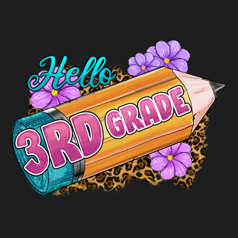 Hello 3rd Grade Heavyweight Hoodie by RanaPortraitStore | Teevron