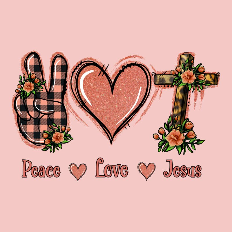 Peace Love Jesus Urban Heavy Tee by Jasminsmagicworld | Teevron