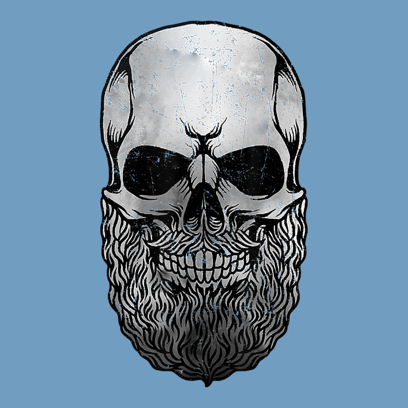 Creepy Bald And Bearded Skull For Halloween & Skeletons Fans T Shirt Urban Heavy Tee by baoMotion | Teevron