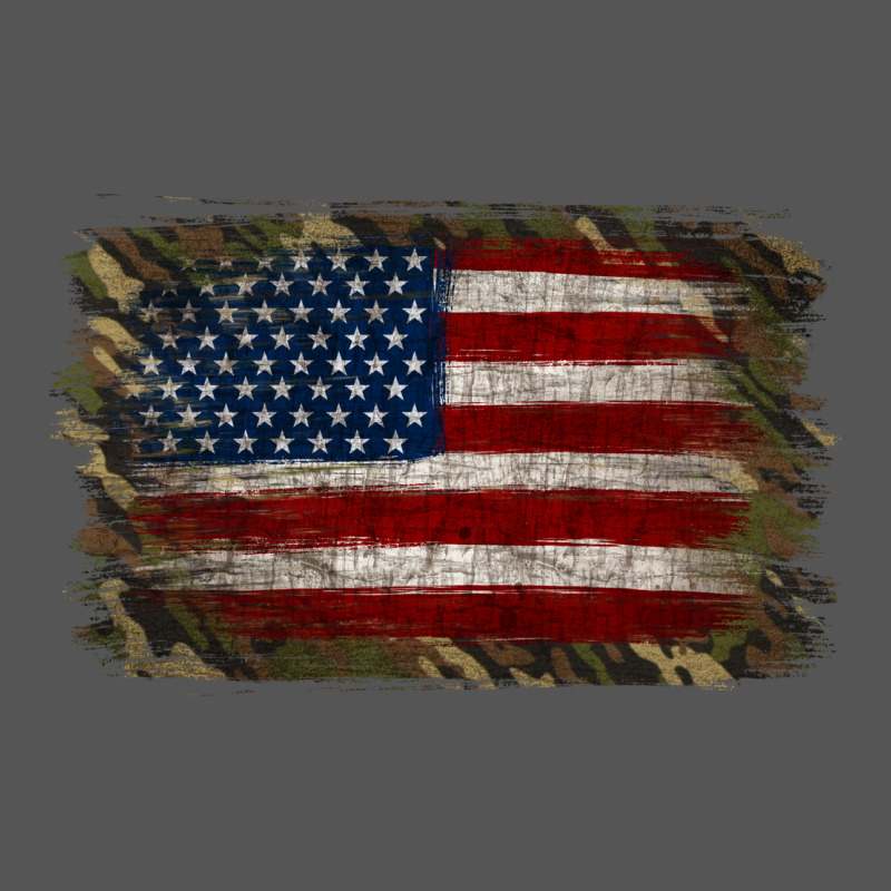 Camouflage Usa Flag Background Zipper Hoodie by Jasminsmagicworld | Teevron