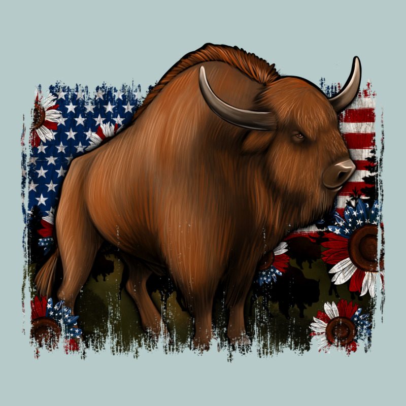 American Bison Heavy Core Tee by Jasminsmagicworld | Teevron