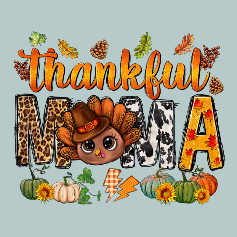 Thankful Mama And Turkey Bbs Heavy Core Tee by BundleAndBundleShop | Teevron