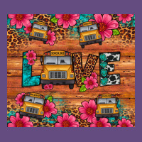 Love School Bus Leopard Vintage Hoodie | Teevron