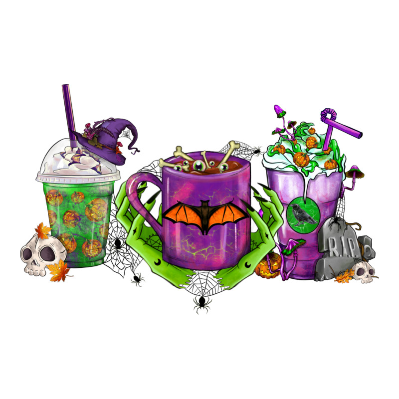 Halloween Coffee Cups Classic Tee by FaDigitalArtStudio | Teevron