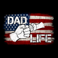 Dad Life With American Flag Heavy Core Tee | Teevron