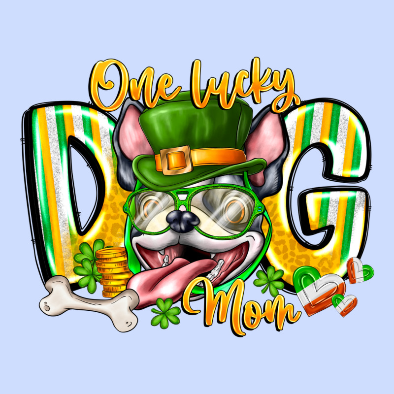 St Patricks Day Dog Mom Urban Heavy Tee by CowhideDigitalArt | Teevron