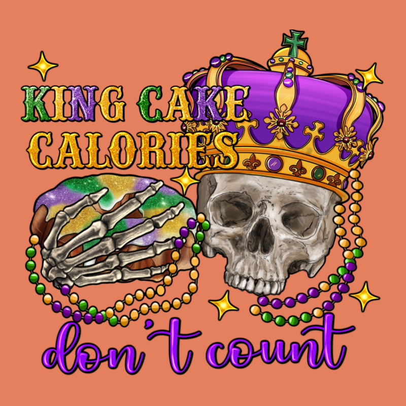 King Cake Calories Don't Count Skull Classic Tee by FaDigitalArtStudio | Teevron