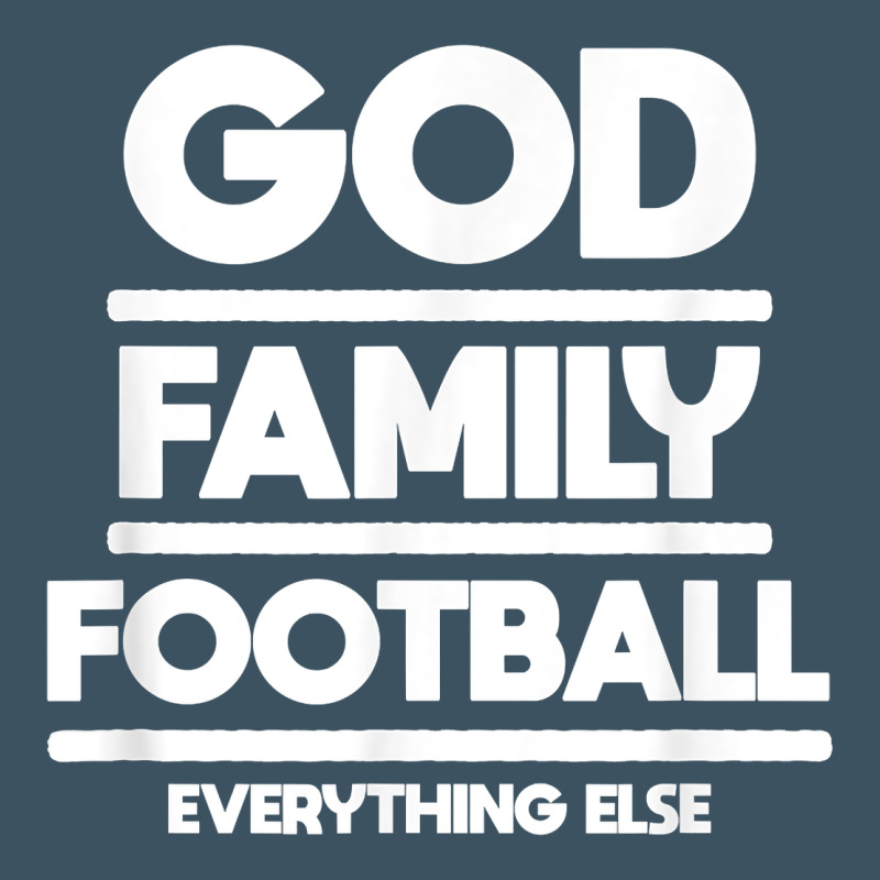 God Family Football Christian Faith Shirt Urban Heavy Tee by baoMotion | Teevron