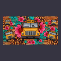 School Bus Leopard Gemstone License Plate Vintage Hoodie | Teevron