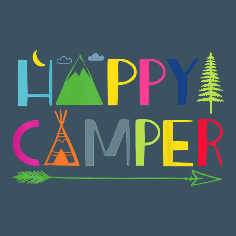 Camping Arrow Camper Happy Summer Camp Camping Kids 635 Urban Heavy Tee by baoMotion | Teevron