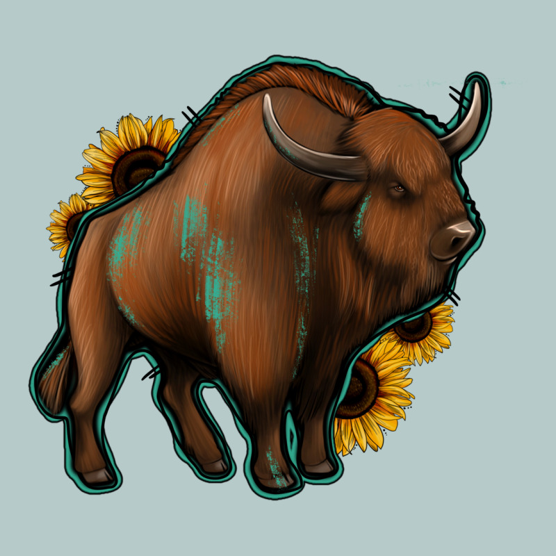 Western  Bison Heavy Core Tee by Jasminsmagicworld | Teevron