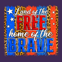 Land Of The Free 4th Of July Brushstroke Premium Hoodie | Teevron