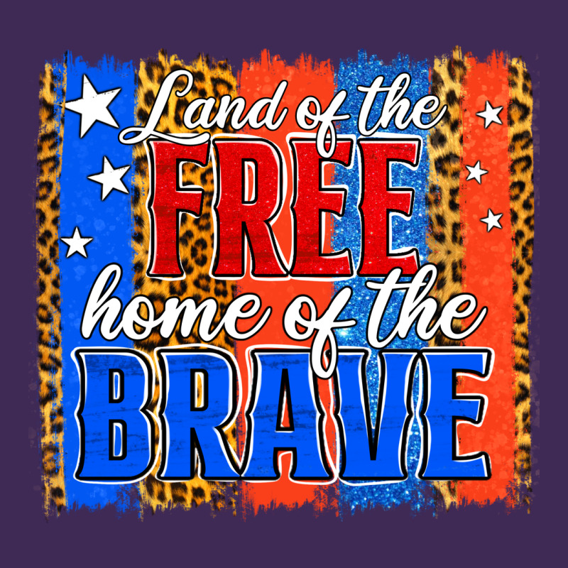 Land Of The Free 4th Of July Brushstroke Premium Hoodie by Jasminsmagicworld | Teevron